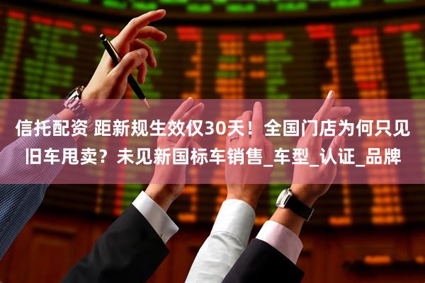 信托配资 距新规生效仅30天！全国门店为何只见旧车甩卖？未见新国标车销售_车型_认证_品牌